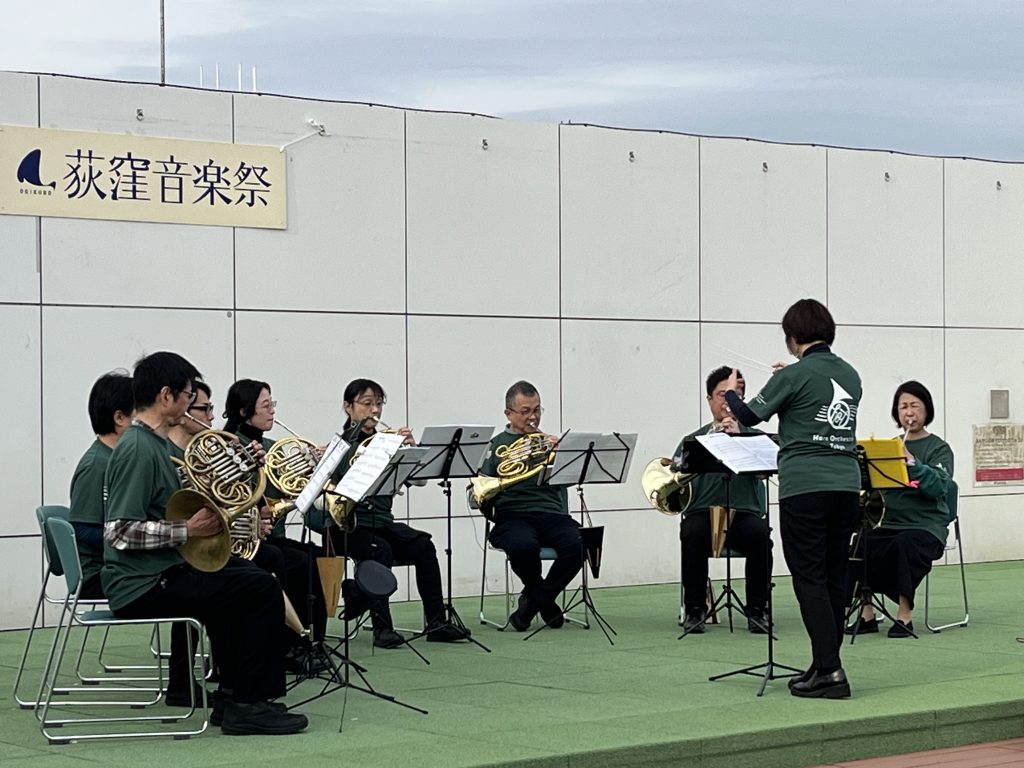 251108「天空からの響き」@荻窪タウンセブン屋上（屋外ステージ）